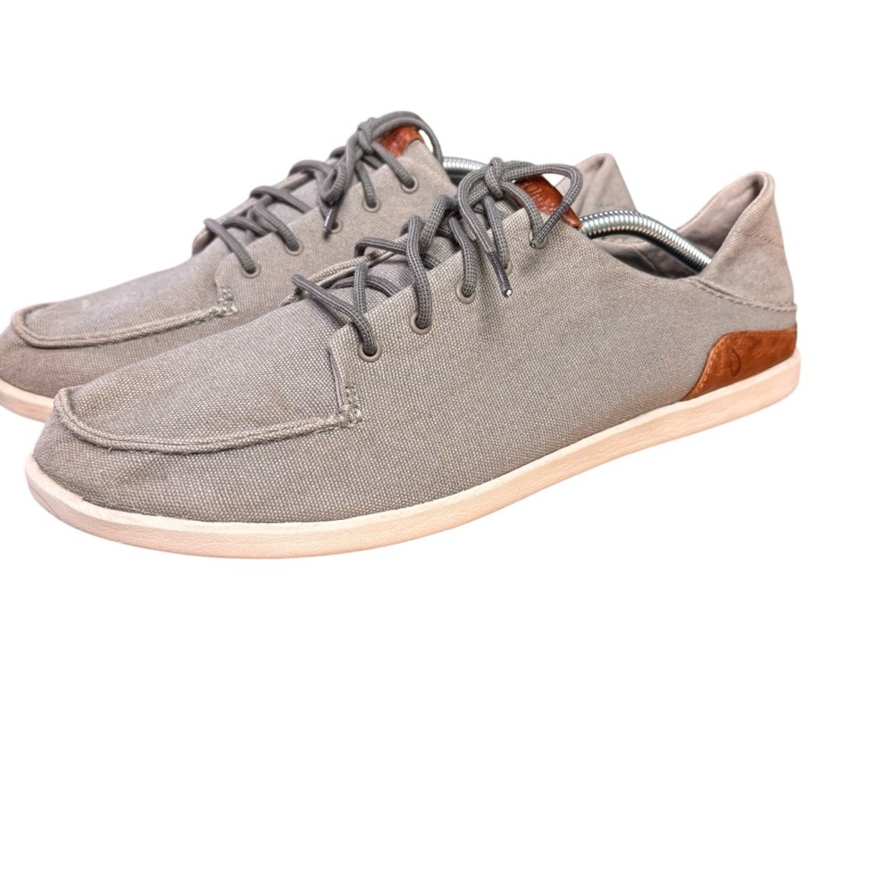 Gray Canvas Men's Shoes
